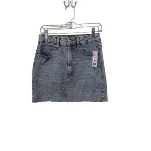 Wild Fable Women Jeans Skirt Size 8 Acid Wash Blue
